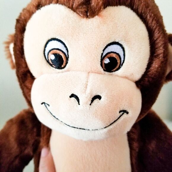 Build a Bear monkey with curious George smile - Picture 3 of 5